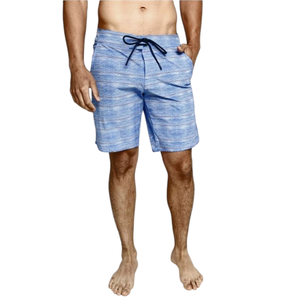 Rhone 9" Tech‎ Board Short Blue Stripe Men's 30X9 Beach Summer